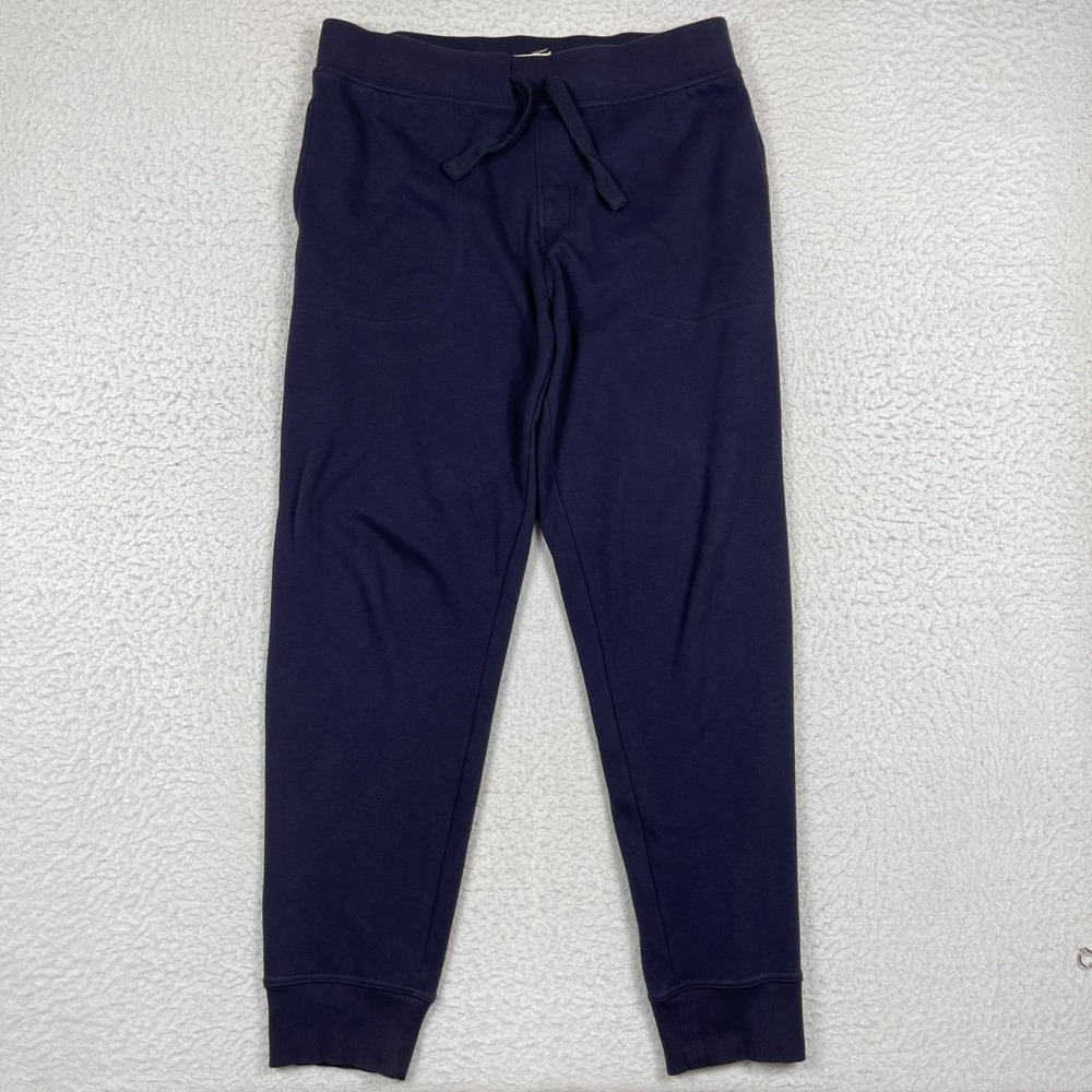 UGG Jakob Jogger Pants Mens XL Navy Blue Fleece Lined Loungewear 1095695